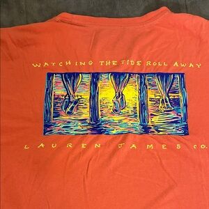 Lauren James Red T-Shirt with Vibrant Graphic